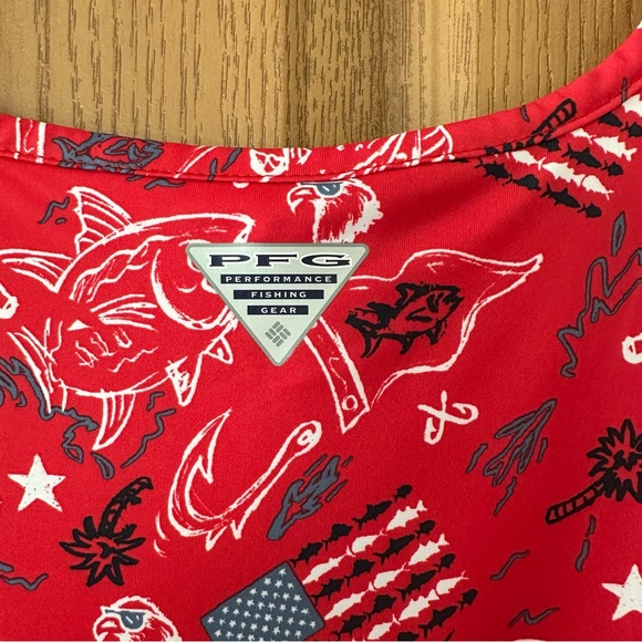 Columbia PFG sleeveless USA print dress - Picture 6 of 7